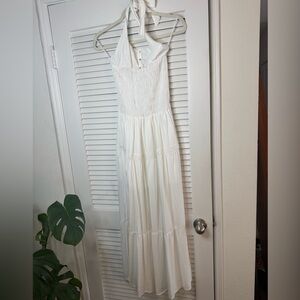 Frankie's Bikinis - River Halter Maxi Dress